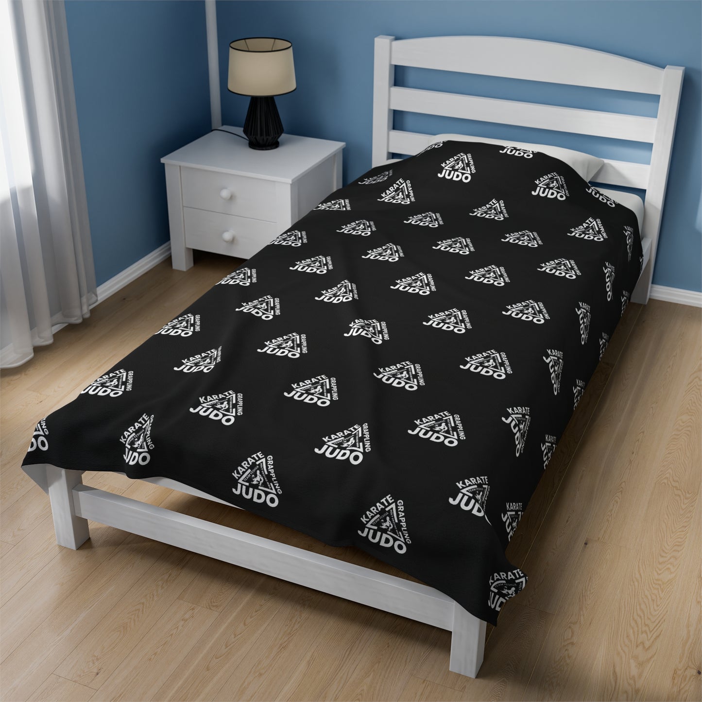 Black Holy Ground Triangle Blanket