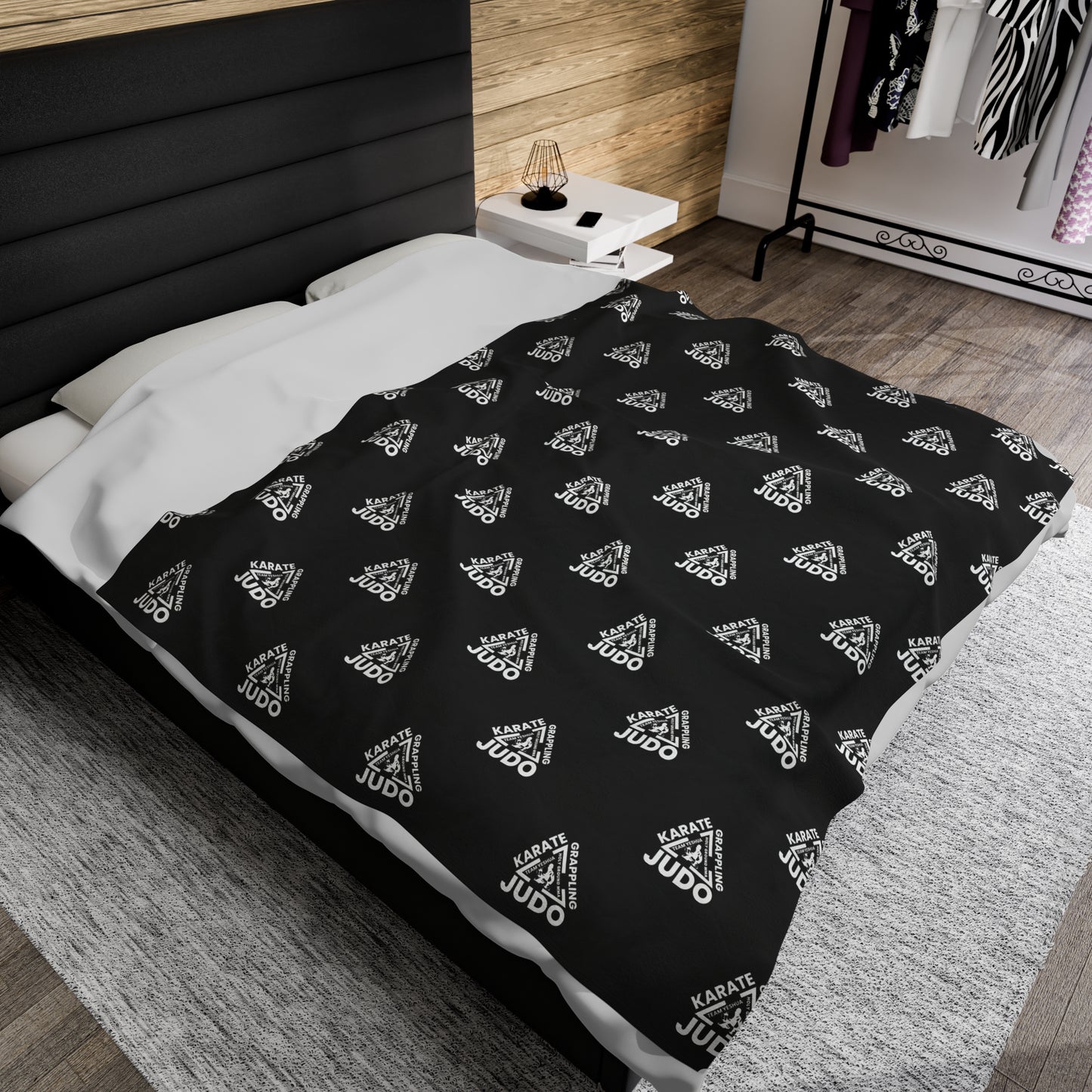 Black Holy Ground Triangle Blanket
