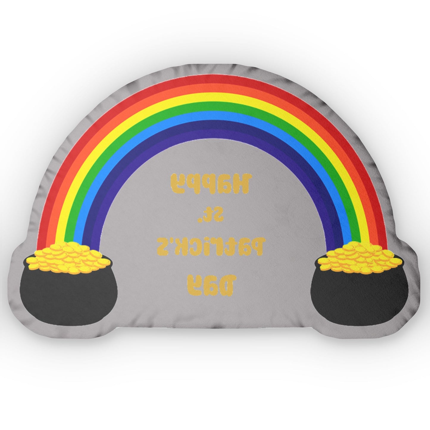 Pot of Gold and Rainbow (Grey)