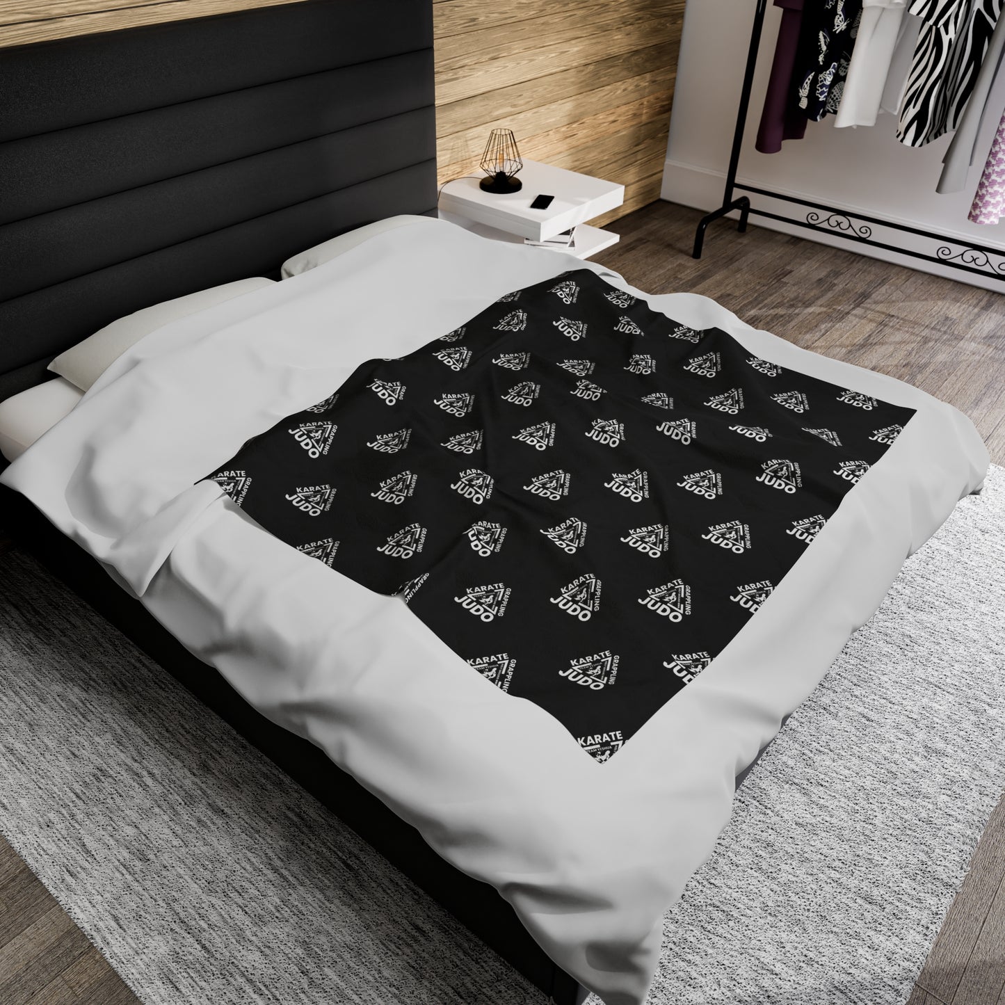 Black Holy Ground Triangle Blanket