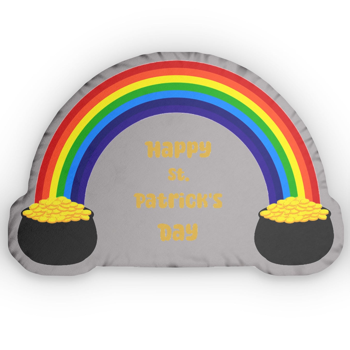 Pot of Gold and Rainbow (Grey)