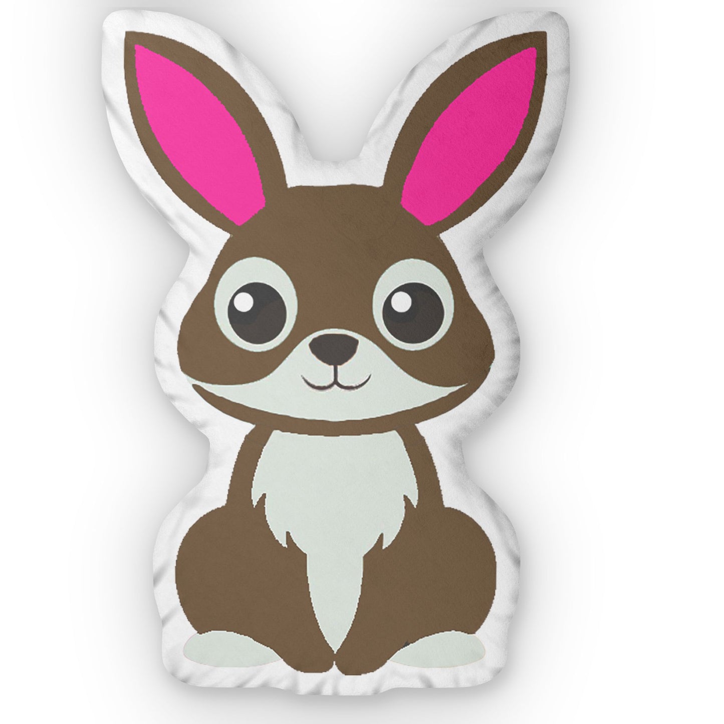 Light Brown Bunny Pink Ears
