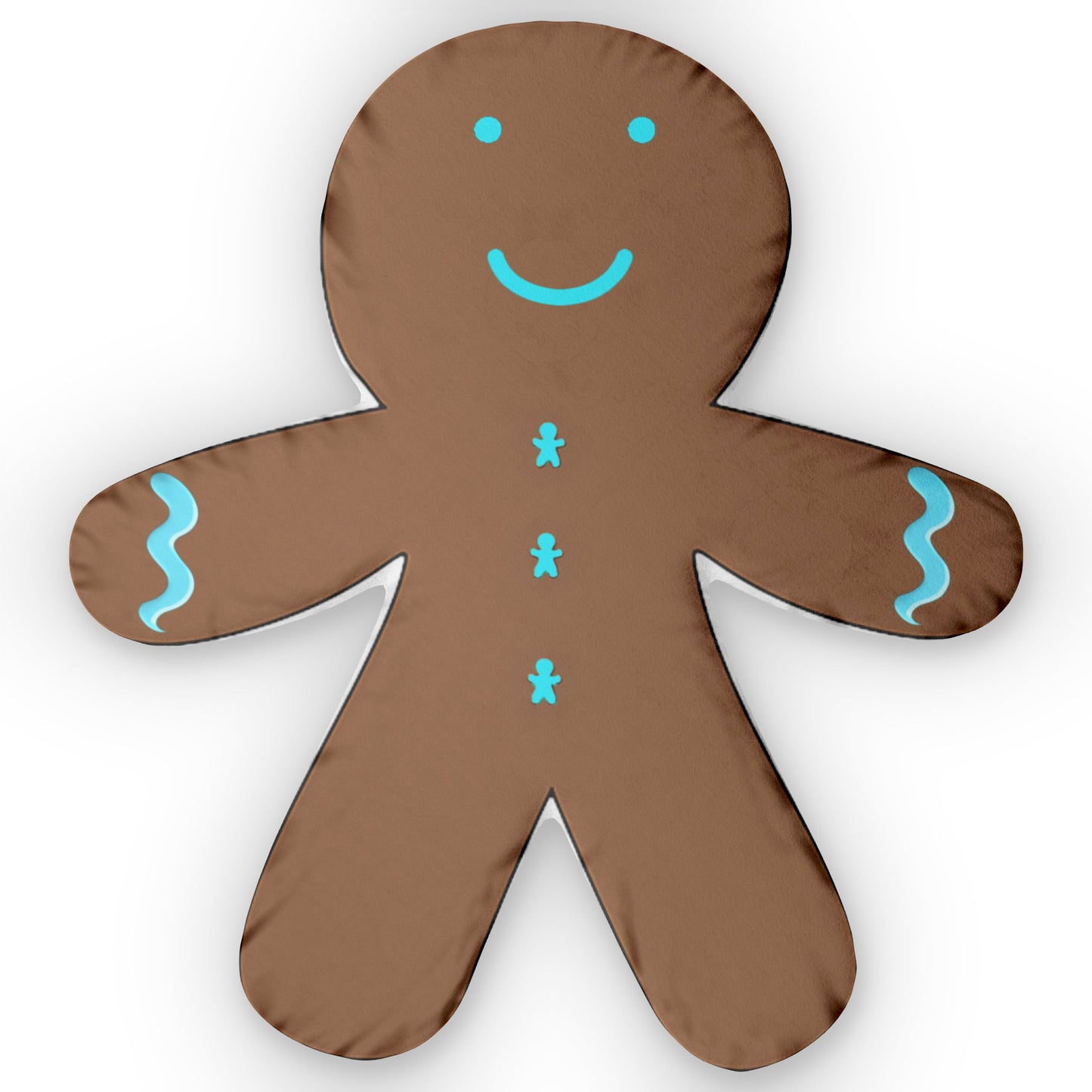 Gingerbread Man with Blue Icing