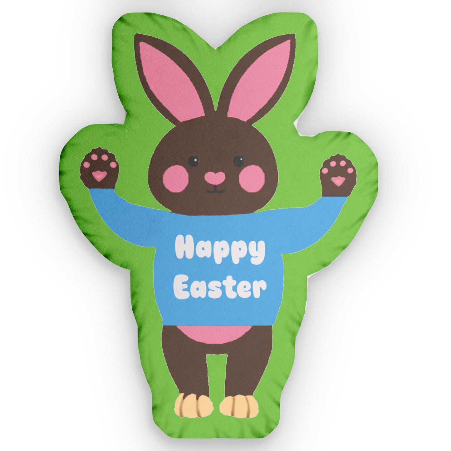 Green Happy Easter Bunny