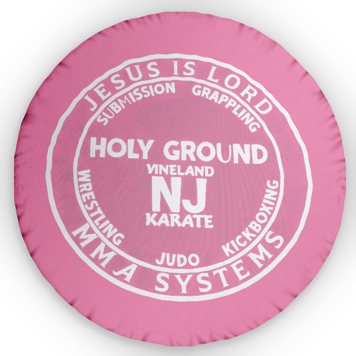 Pink Holy Ground Pillow