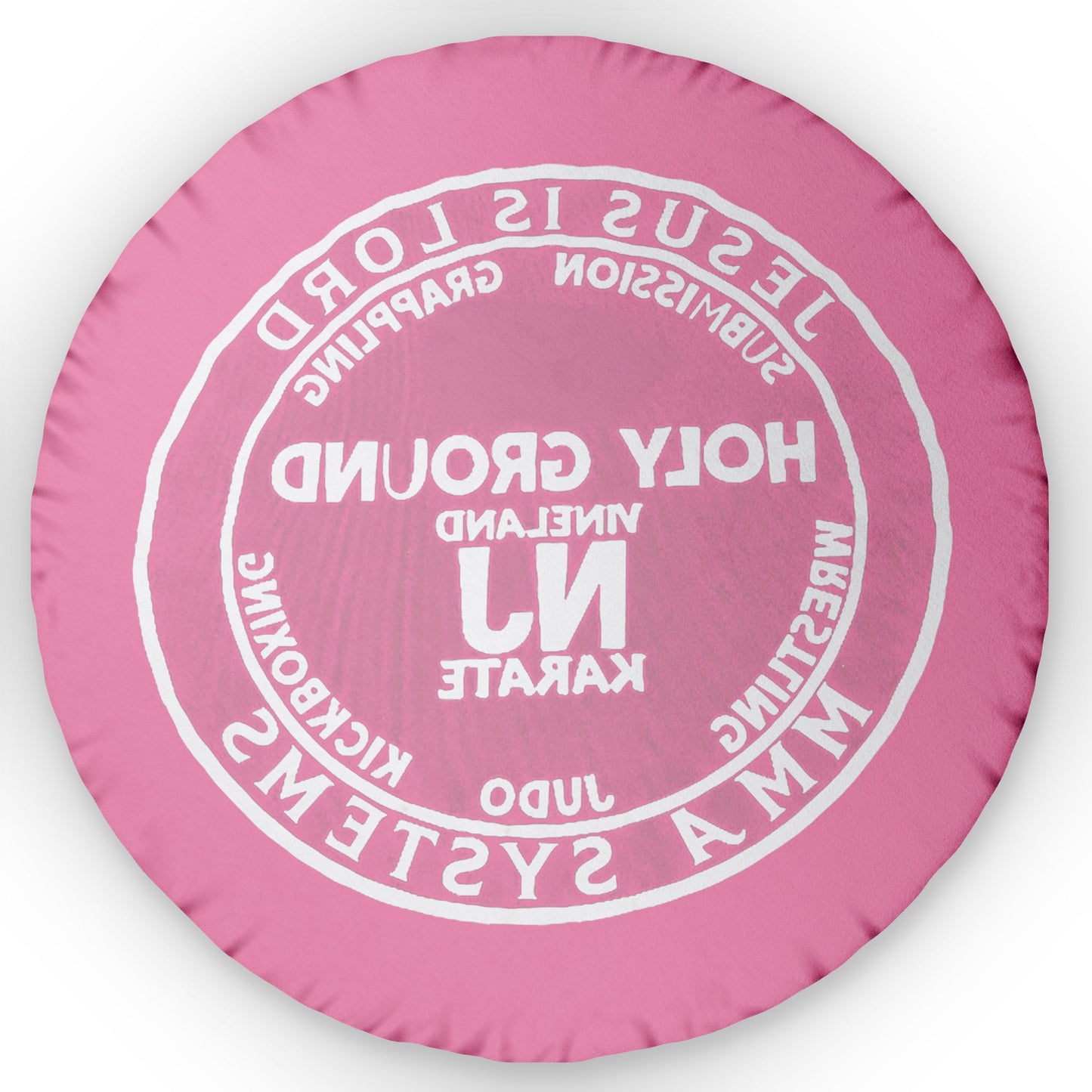 Pink Holy Ground Pillow