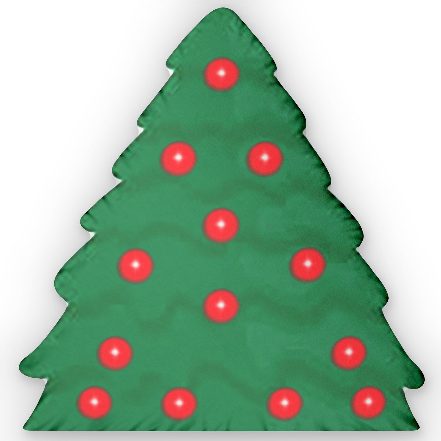 Christmas Tree with Red Ornaments