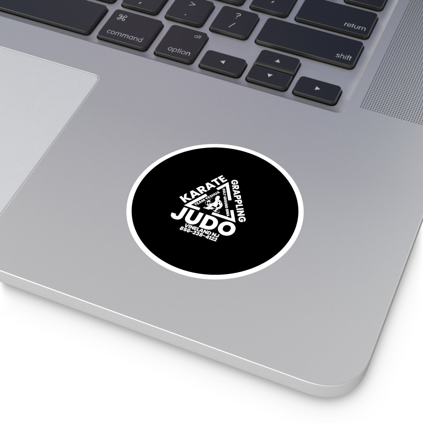 Black and White Holy Ground Stickers