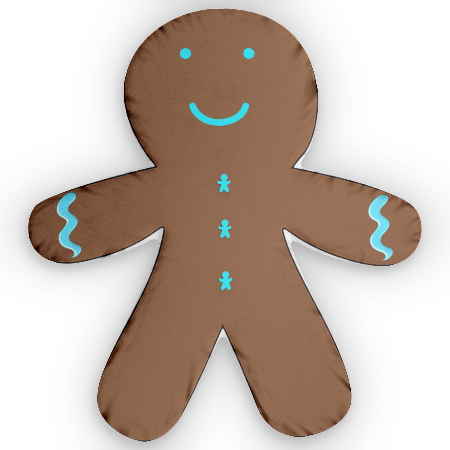 Gingerbread Man with Blue Icing