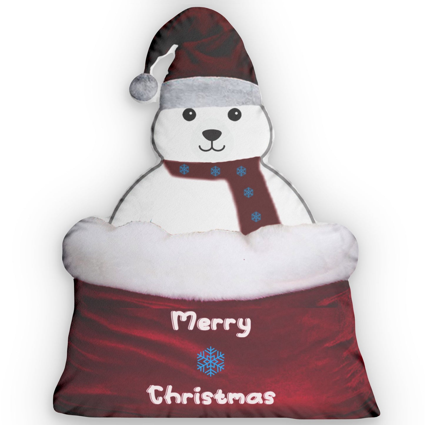 Polar Bear in Santa's Bag