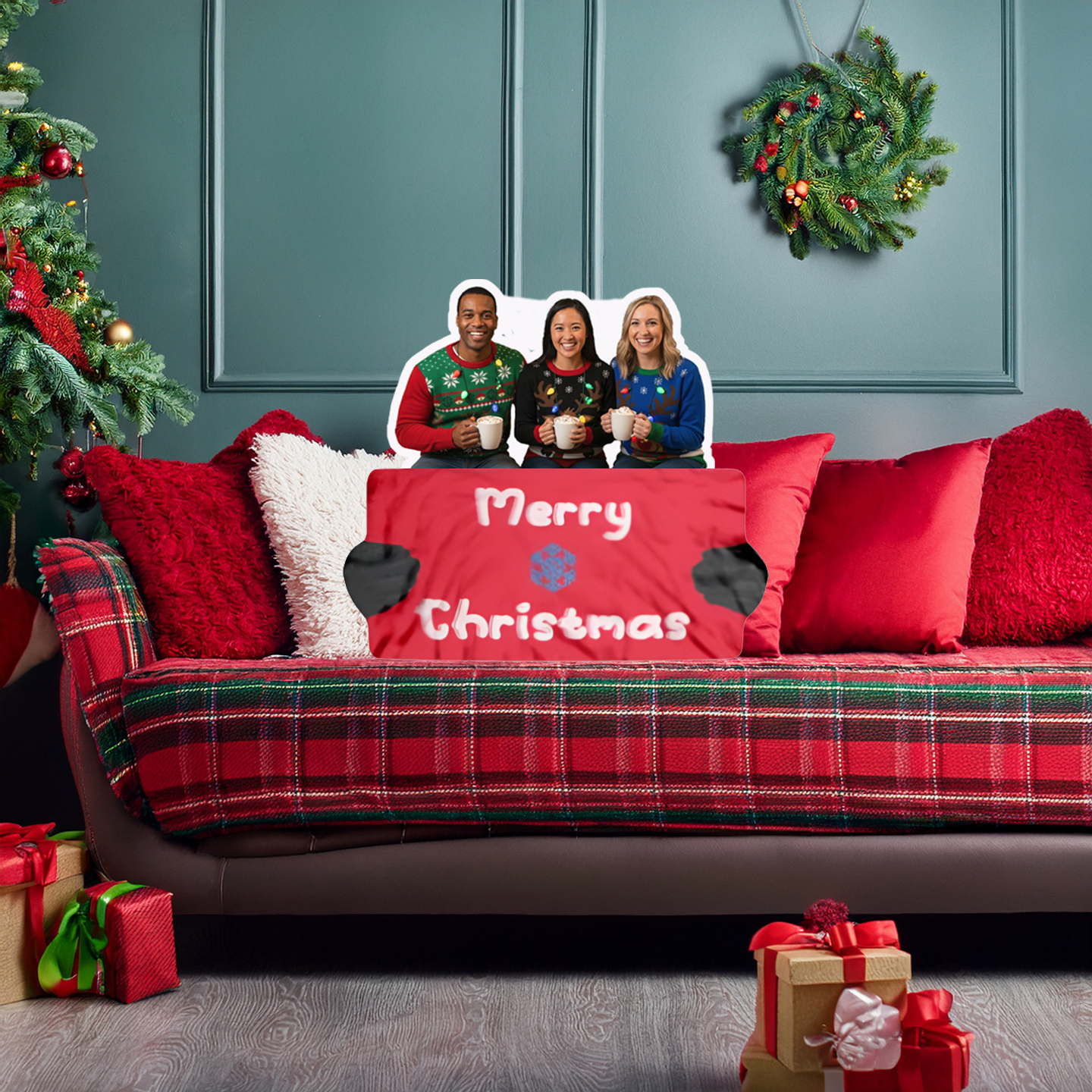 Christmas Group Portrait (No Hat)