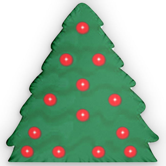 Christmas Tree with Red Ornaments