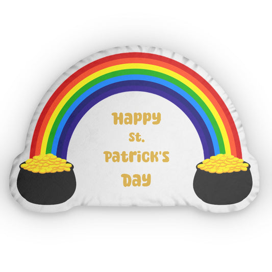 Pot of Gold and Rainbow (White)