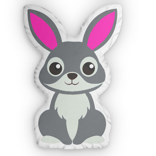 Grey Bunny Pink Ears