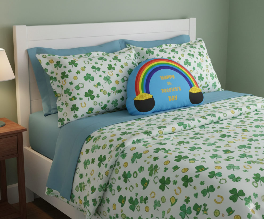 Pot of Gold and Rainbow (Blue)