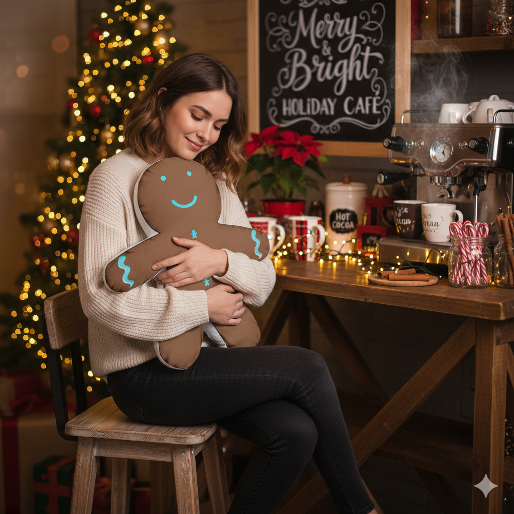 Gingerbread Man with Blue Icing