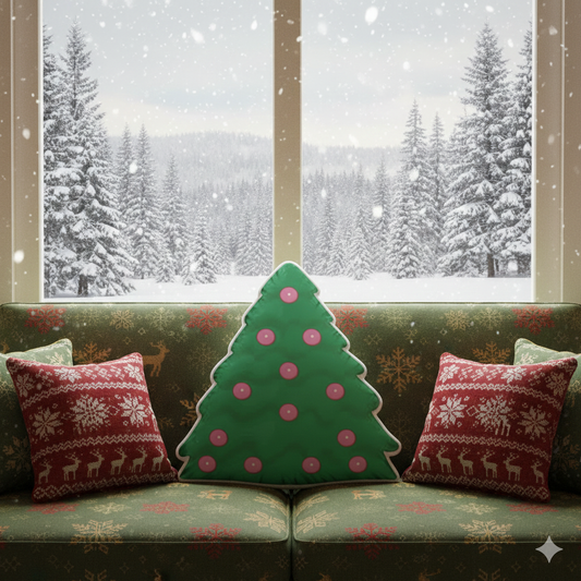 Christmas Tree with Pink Ornamnents