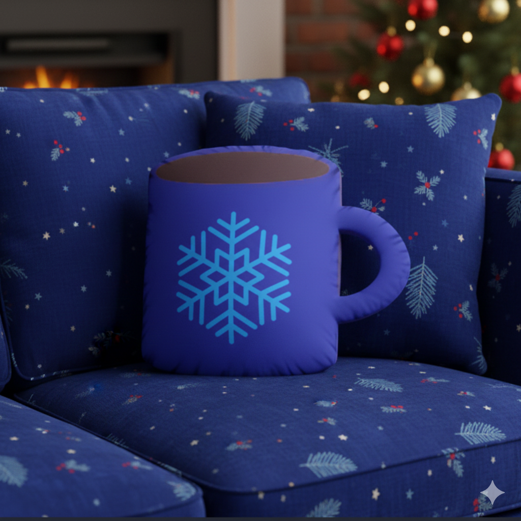 Blue Cocoa Mug