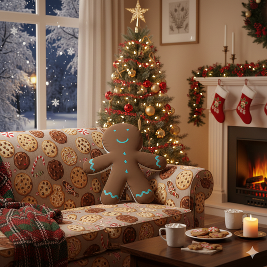 Gingerbread Man with Blue Icing