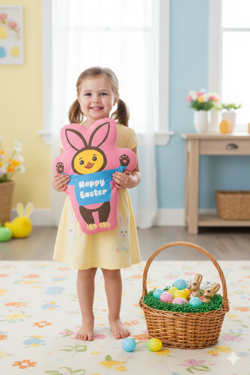 Blue Easter Bunny Chicklet