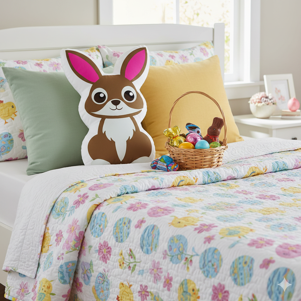 Light Brown Bunny Pink Ears